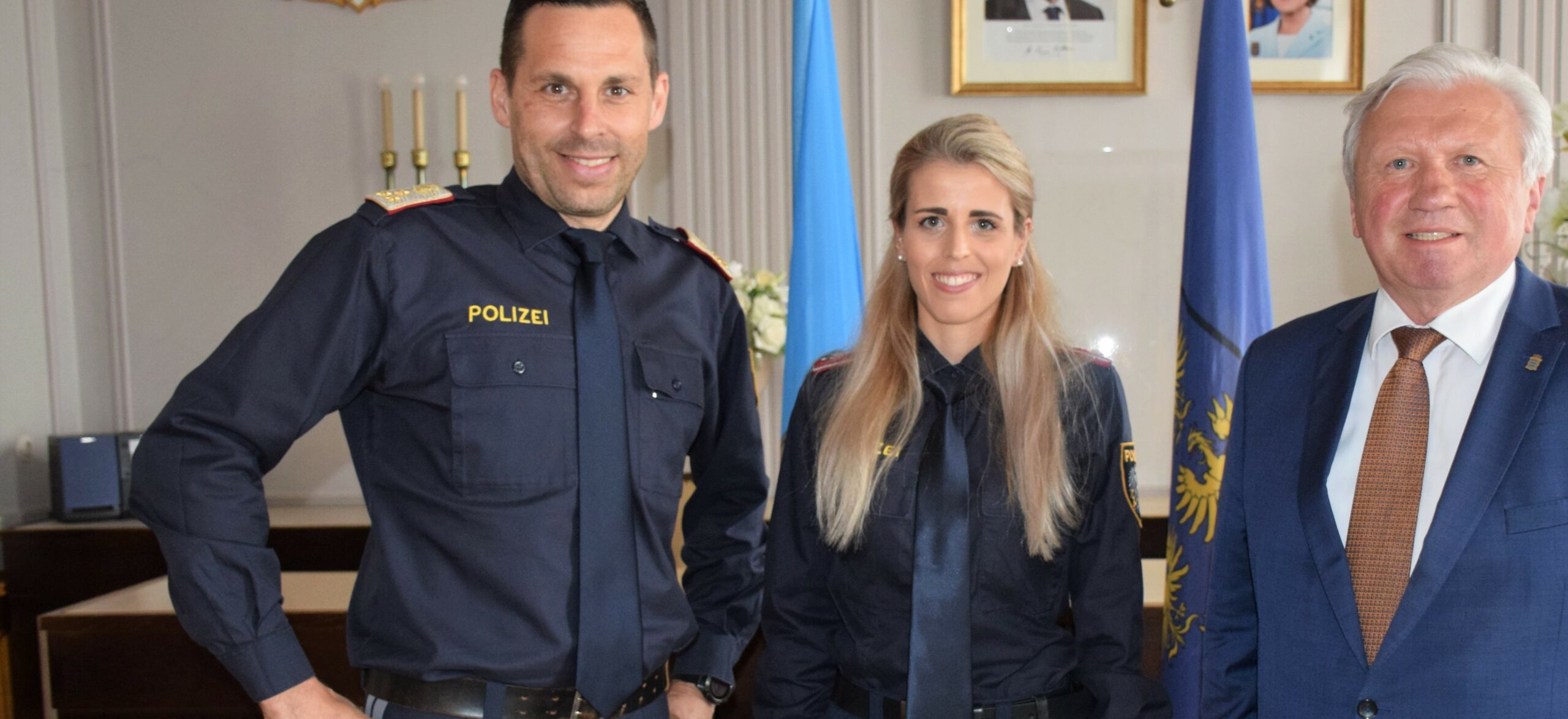 Margit Morgenbesser ist die erste Frau in der Geschichte der Stadtpolizei Neunkirchen