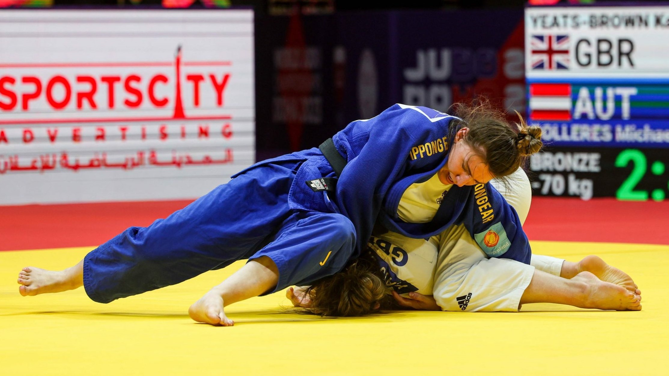 Bronze für Michi Polleres vom Judo Club Wimpassing bei der Weltmeisterschaft in Katar