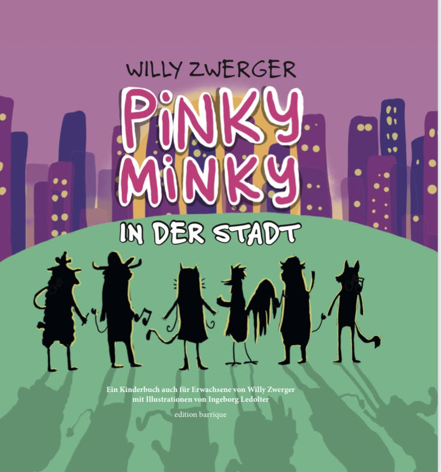 ‚Pinky Minky in der Stadt‘ ist das neueste Werk von Willy Zwerger und Ingeborg Ledolter