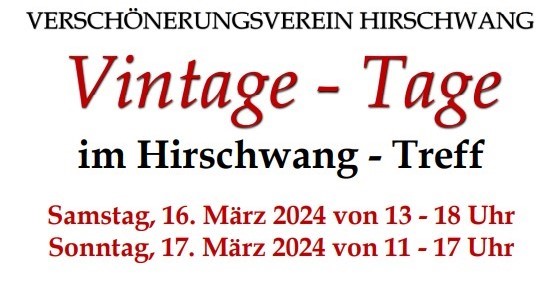 Der Verschönerungsverein Hirschwang lädt am Wochenende zu den Vintage-Tagen