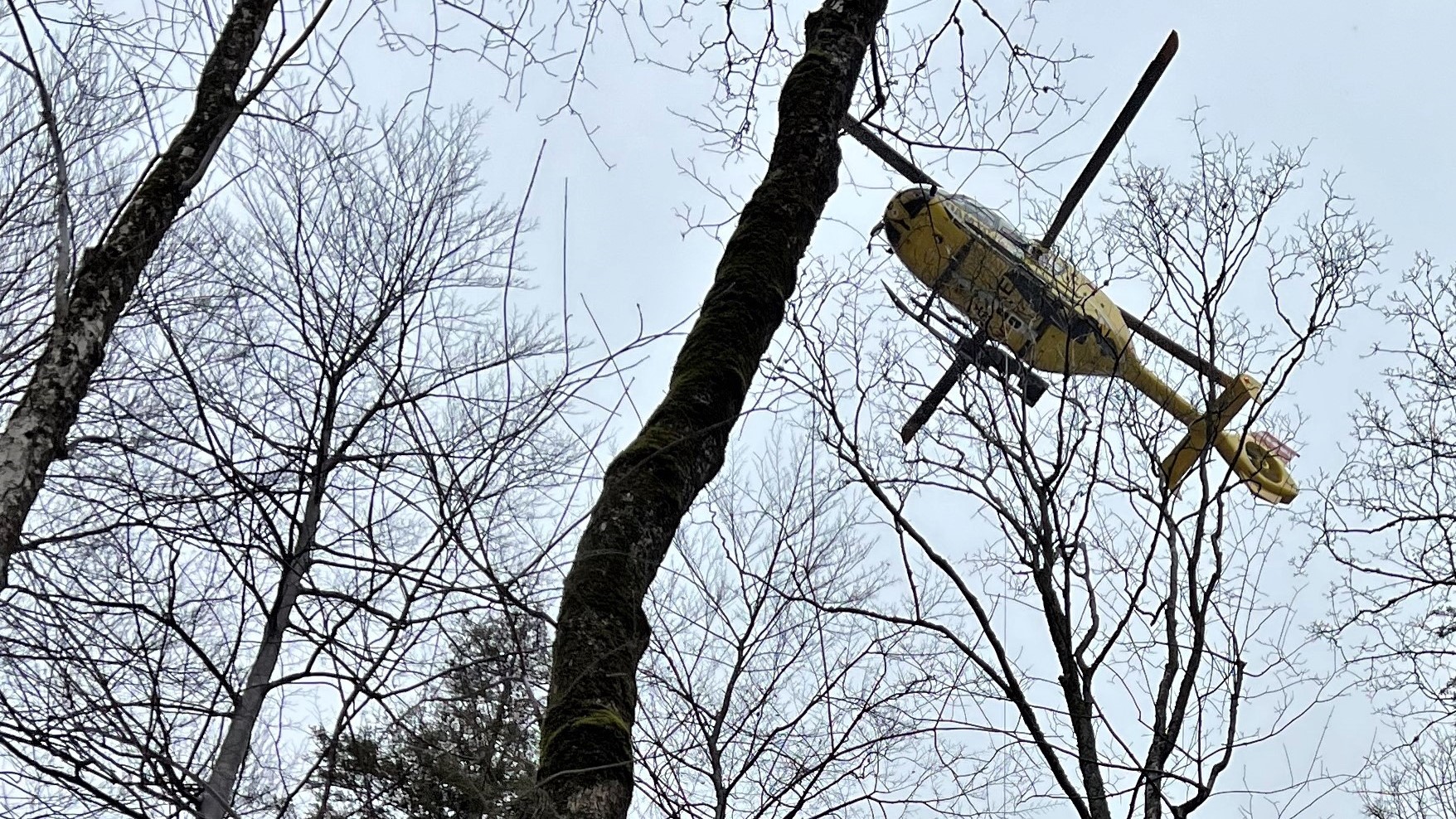 Tscheche wurde nach Sturz am Schneeberg vom Notarztheli ins Neustädter Spital geflogen