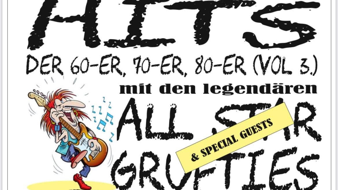 Der SCHWARZATALER LiVE-TiPP: Charity-Non-Stop-Musikerlebnis am Freitag mit den ‚All Star Grufties‘ & Special Guests im Steinfeld-Zentrum Breitenau