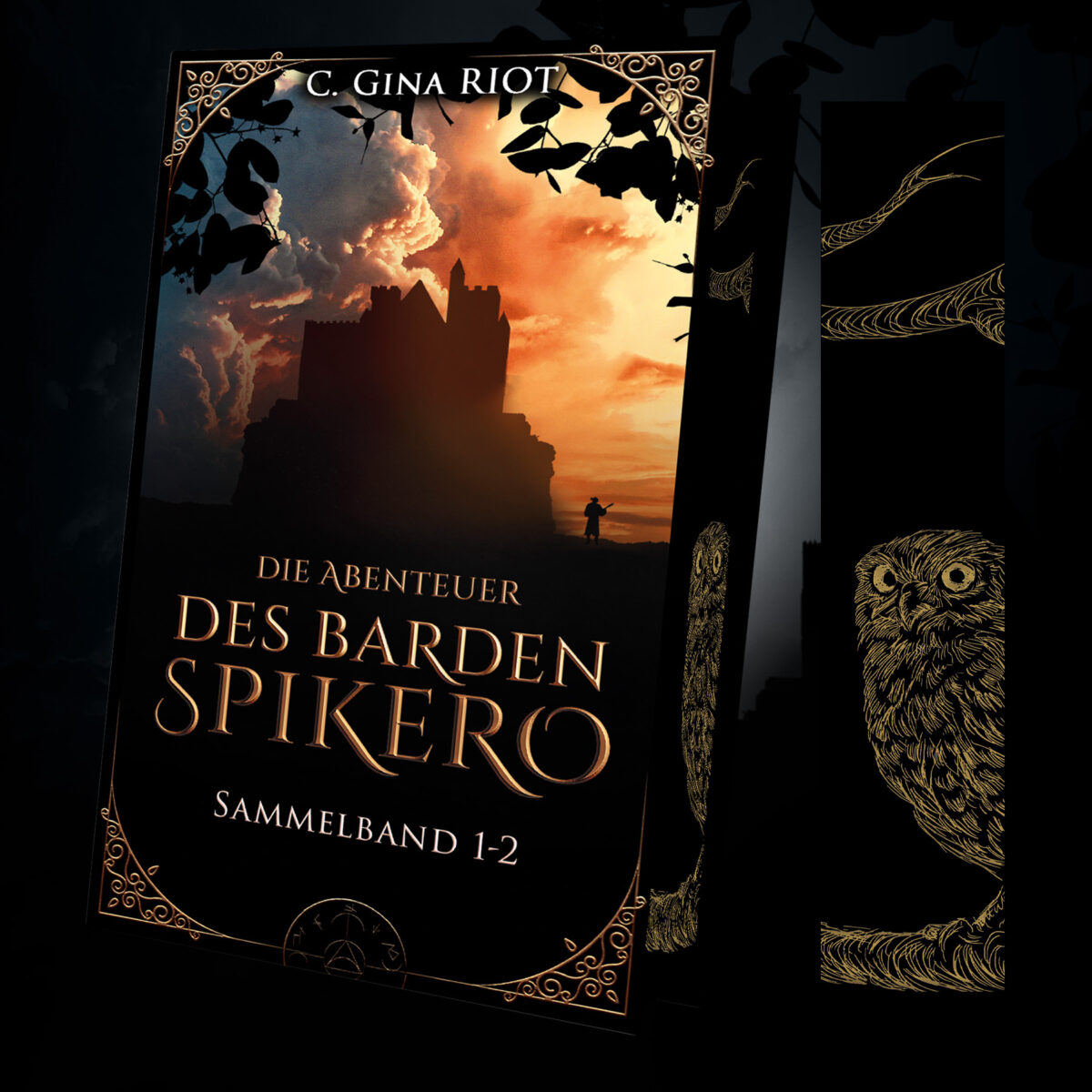 Der-SCHWARZATALER-BUCH-TiPP-der-WOCHE-Der-Sammelband-Die-Abenteuer-des-Barden-Spikero-1-2-von-C-Gina-Riot-als-Hardcover-Schmuckausgabe