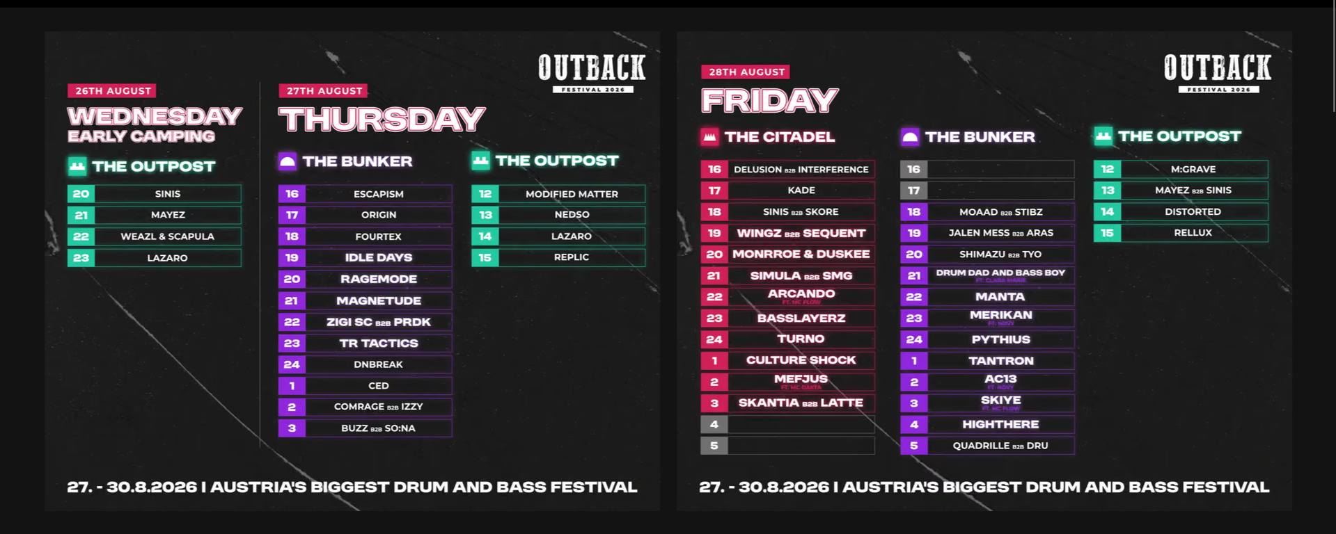 Outlaws, aufgepasst! Das Outback Festival kehrt am kommenden Wochenende auf das Festivalgelände Wiesen zurück