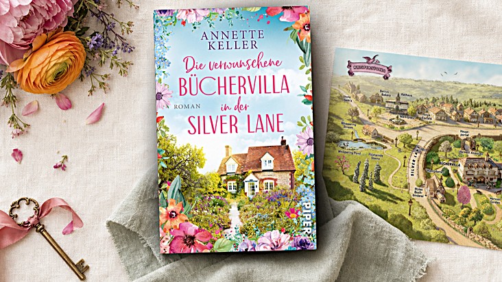 Unser TiPP aus dem SCHWARZATALER-BUCHECKERL: ‚Die verwunschene Büchervilla in der Silver Lane‘ von Annette Keller (Piper Verlag)