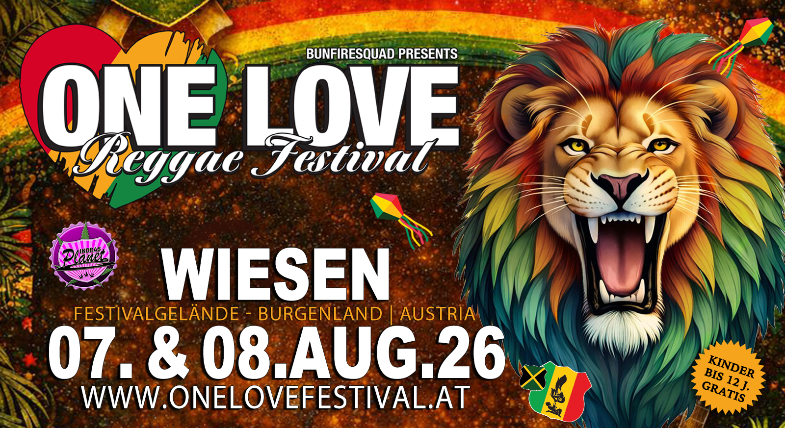 Reggae-Geschichte trifft Gegenwart beim One Love Festival am Wochenende auf dem Festivalgelände Wiesen